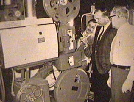 Bel Air Drive-In Theatre - Projection 1972 (newer photo)